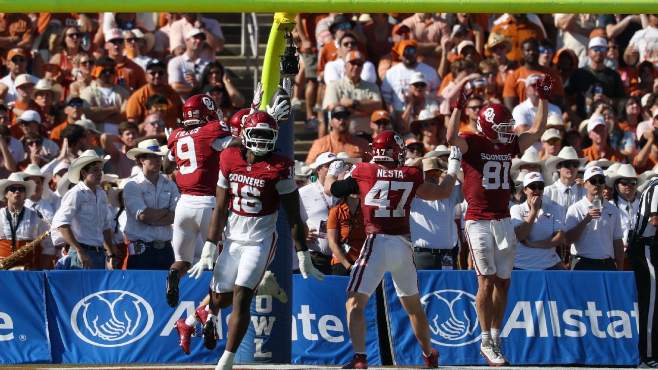 😈 Oklahoma's troll of Texas leads top jabs of CFB Week 6
