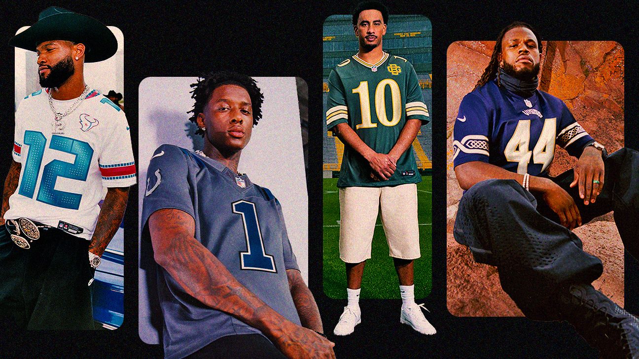📸 NFL Rivalries uniforms: AFC South, NFC North