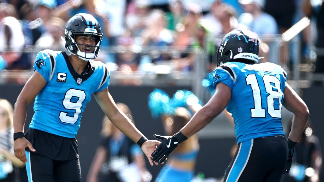 Fantasy buzz: Two Panthers? Caleb Williams?! The scoring leaders after the early slate