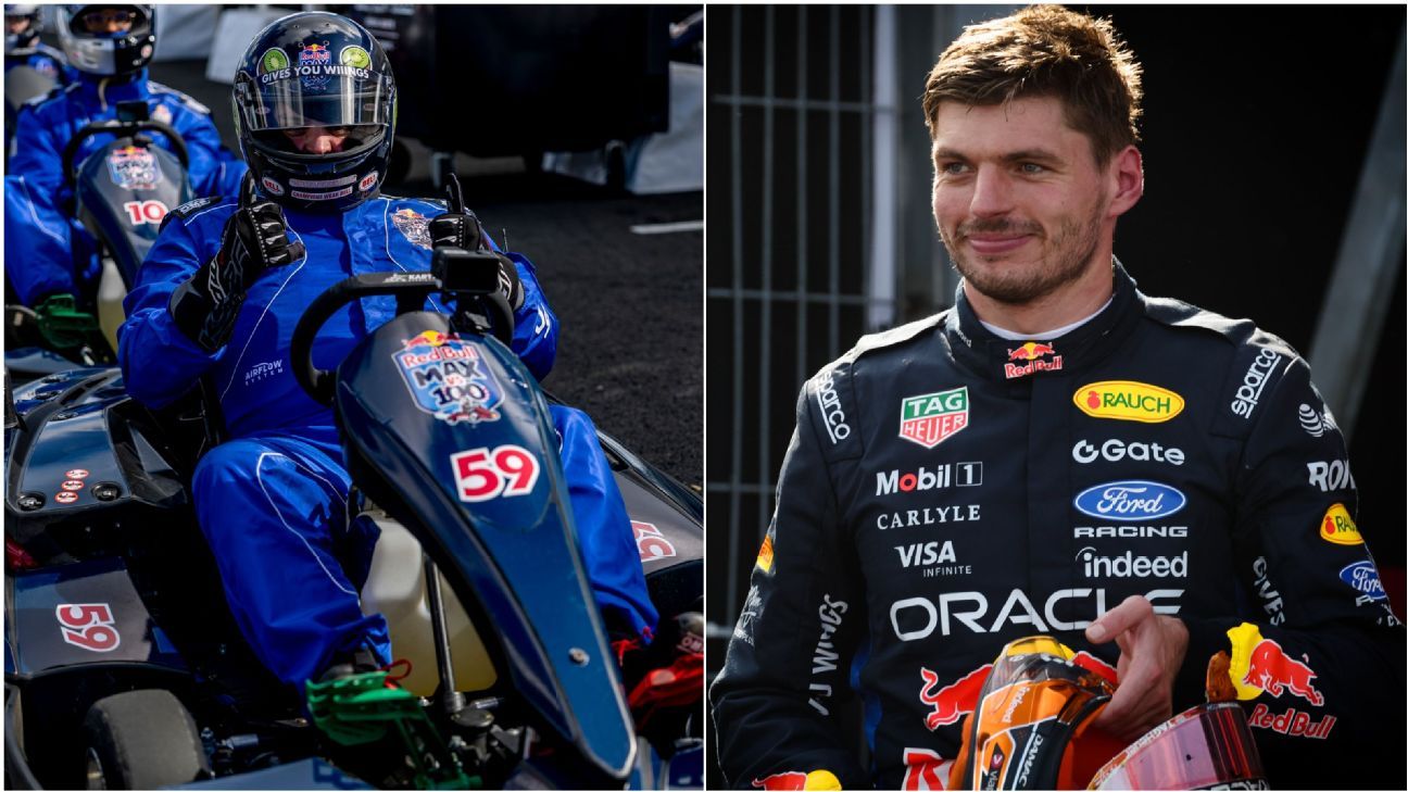 Can an amateur really beat Verstappen in a go-kart race?