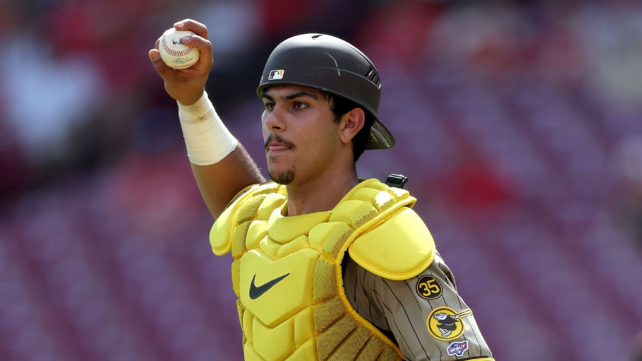 Salas, 20, youngest to catch game since 'Pudge'