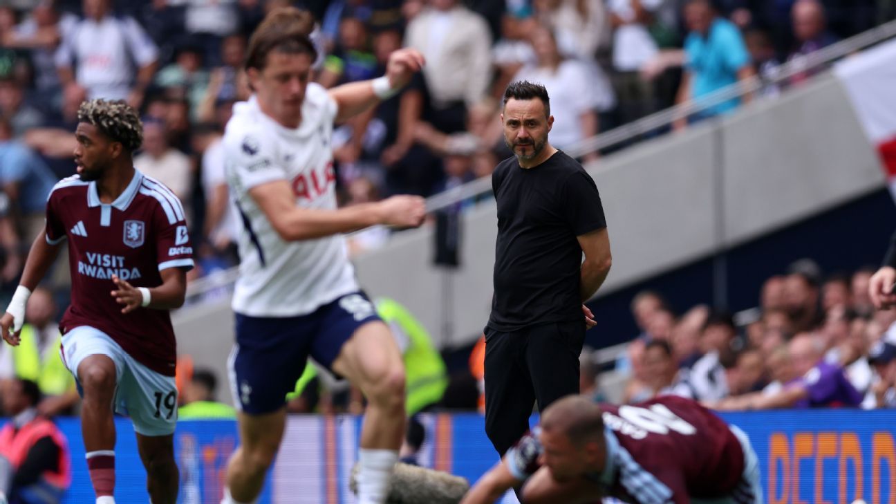 De Zerbi won't talk to Spurs players after loss