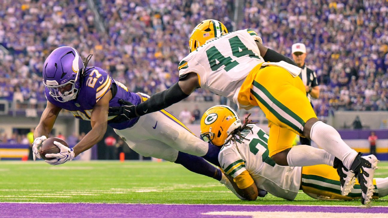 Vikings RB Mason placed on IR after having surgery on thumb