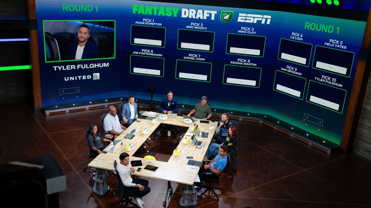 Fantasy Football Marathon mock draft: RBs taken in 13 of first 20 picks