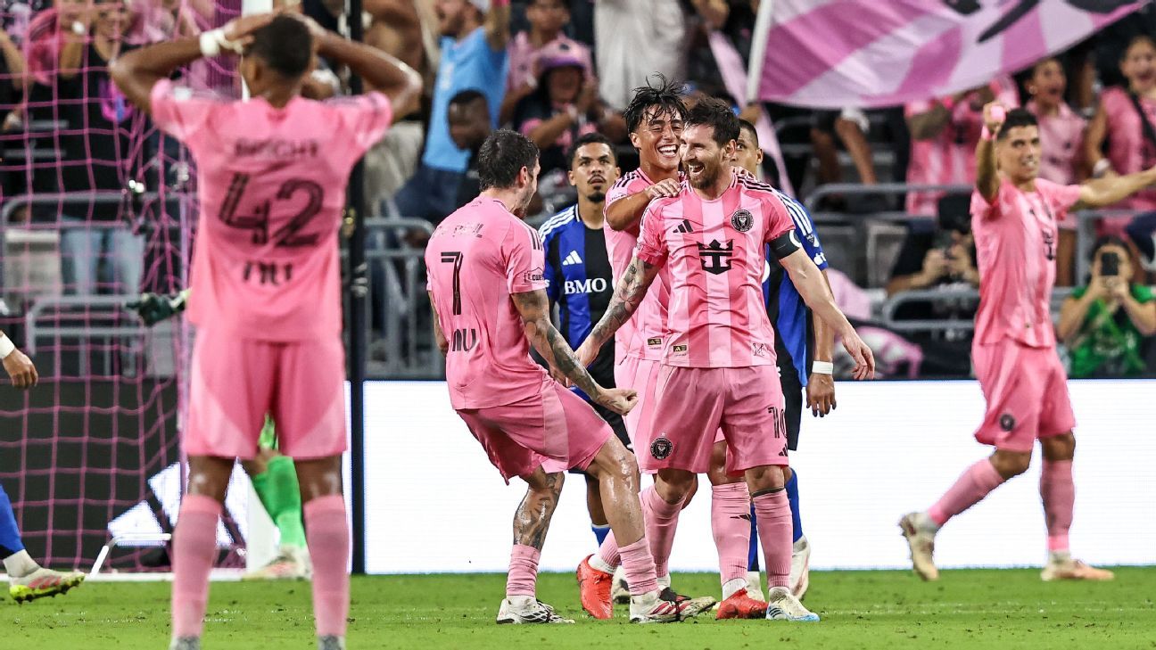 Every time Messi has scored 4 goals (or more!) for Barcelona, Miami and Argentina