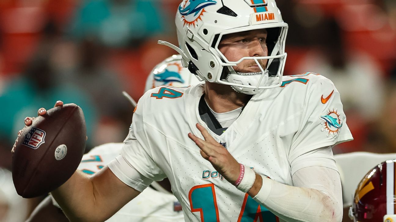 Dolphins ship QB Ewers to Jaguars for draft pick