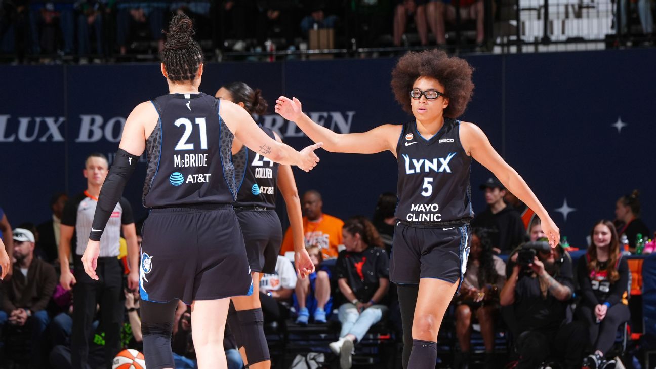 Lynx's Miles breaks Clark's WNBA rookie points record