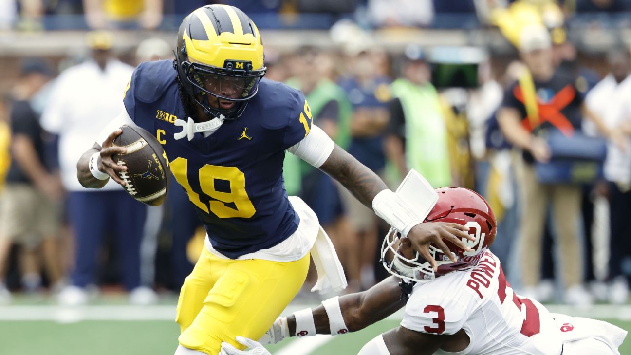 Week 2 live: Michigan wins physical, defensive battle with OU