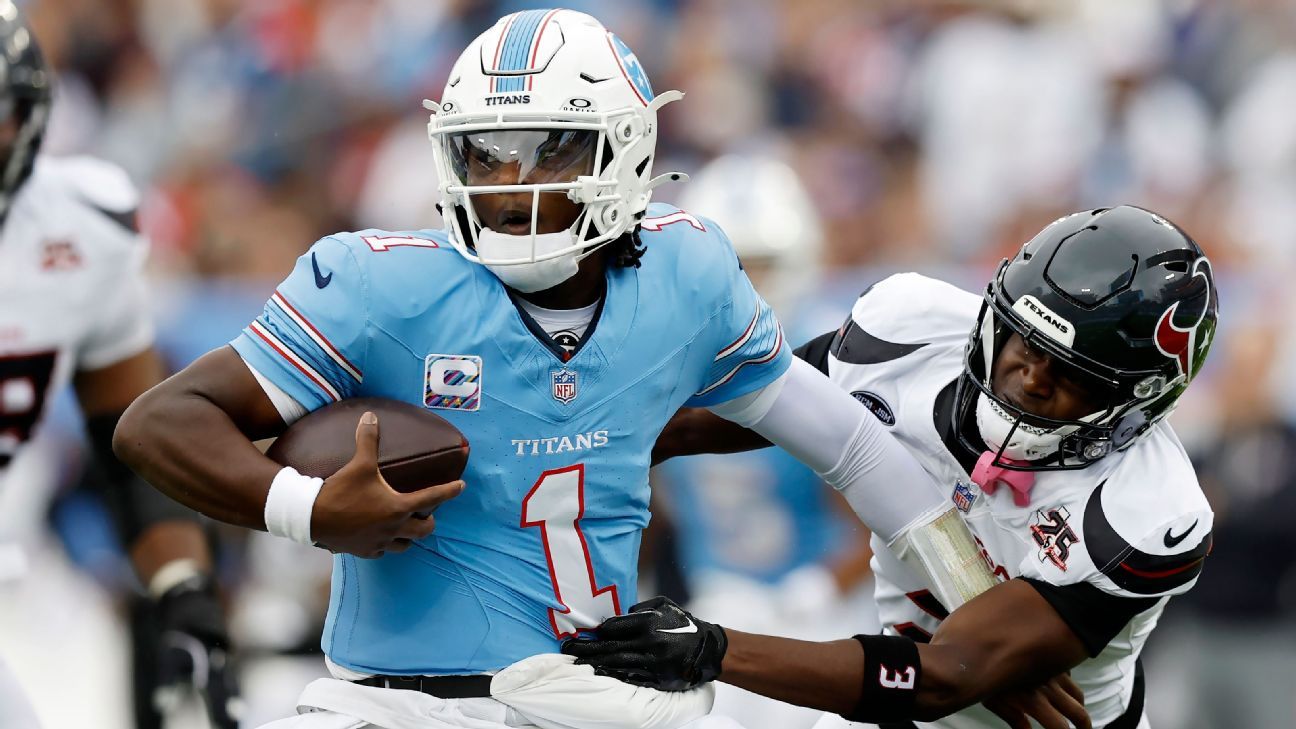Let's overreact to Week 5: Should Titans look for another QB? Losing record for NFC East winner?