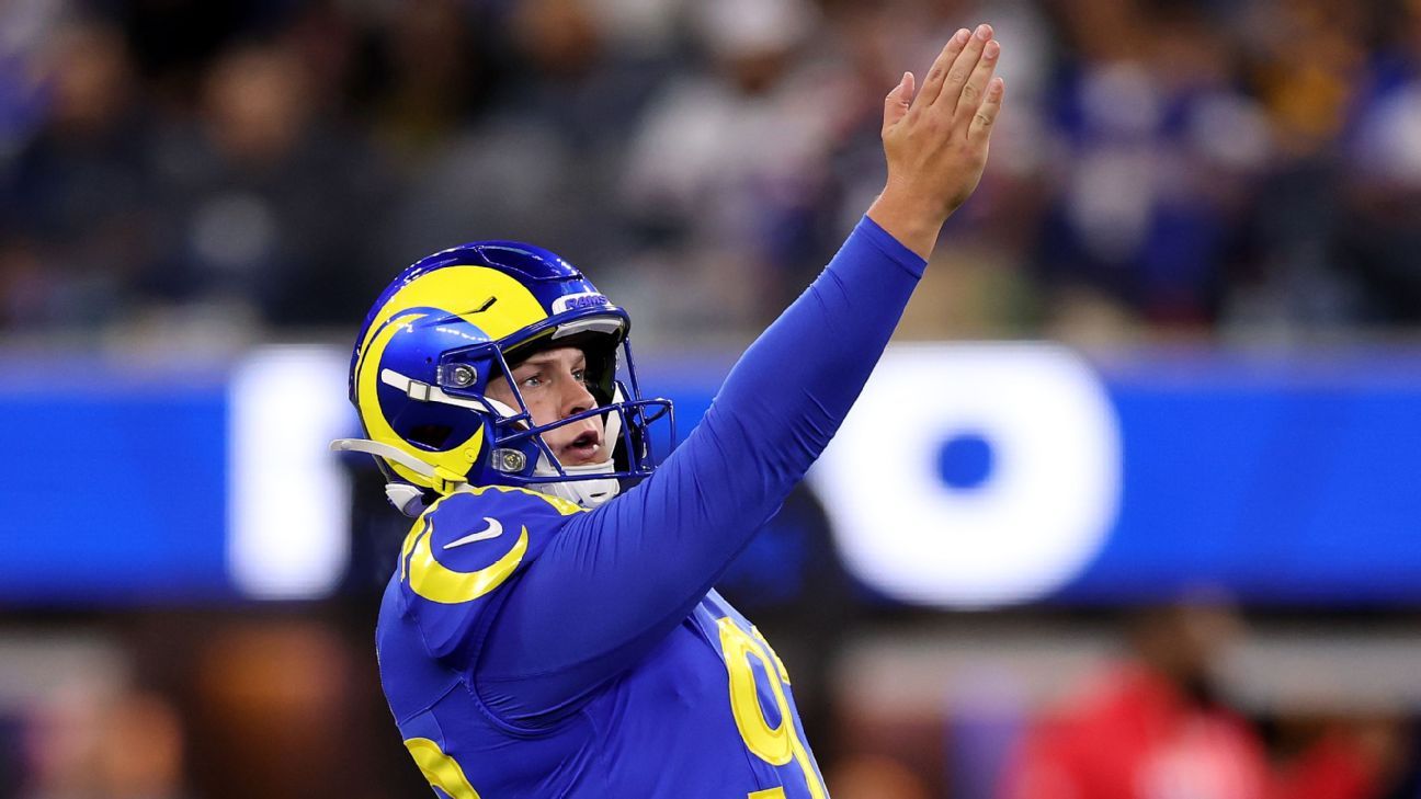 Sources: Rams release kicker Mevis after miscues in OT loss to Bills