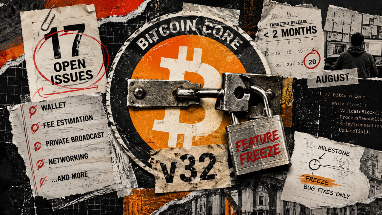 Bitcoin Core feature freeze nears as rebase issues hit unencrypted-connection proposal