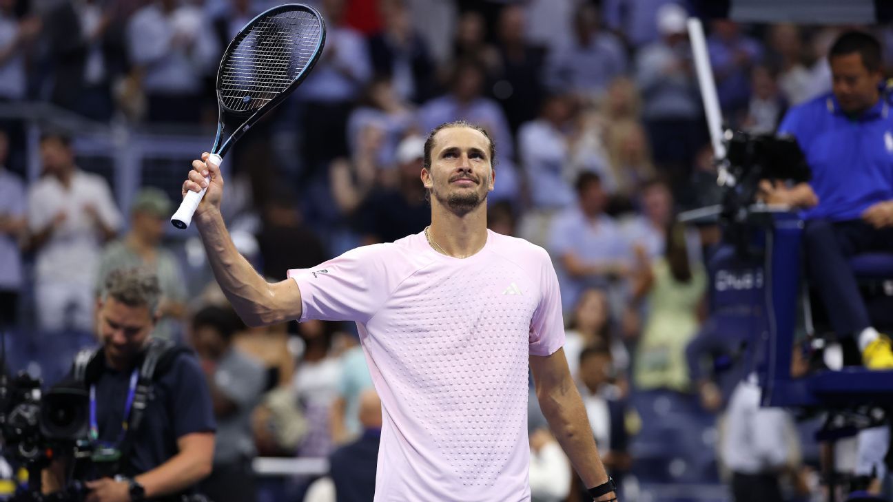 After rocky start to US Open, Zverev reaches 4th major semi of 2026