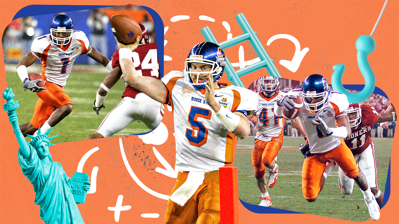 Inside the trick plays and proposal: Boise State's immortal Fiesta Bowl 20 years later