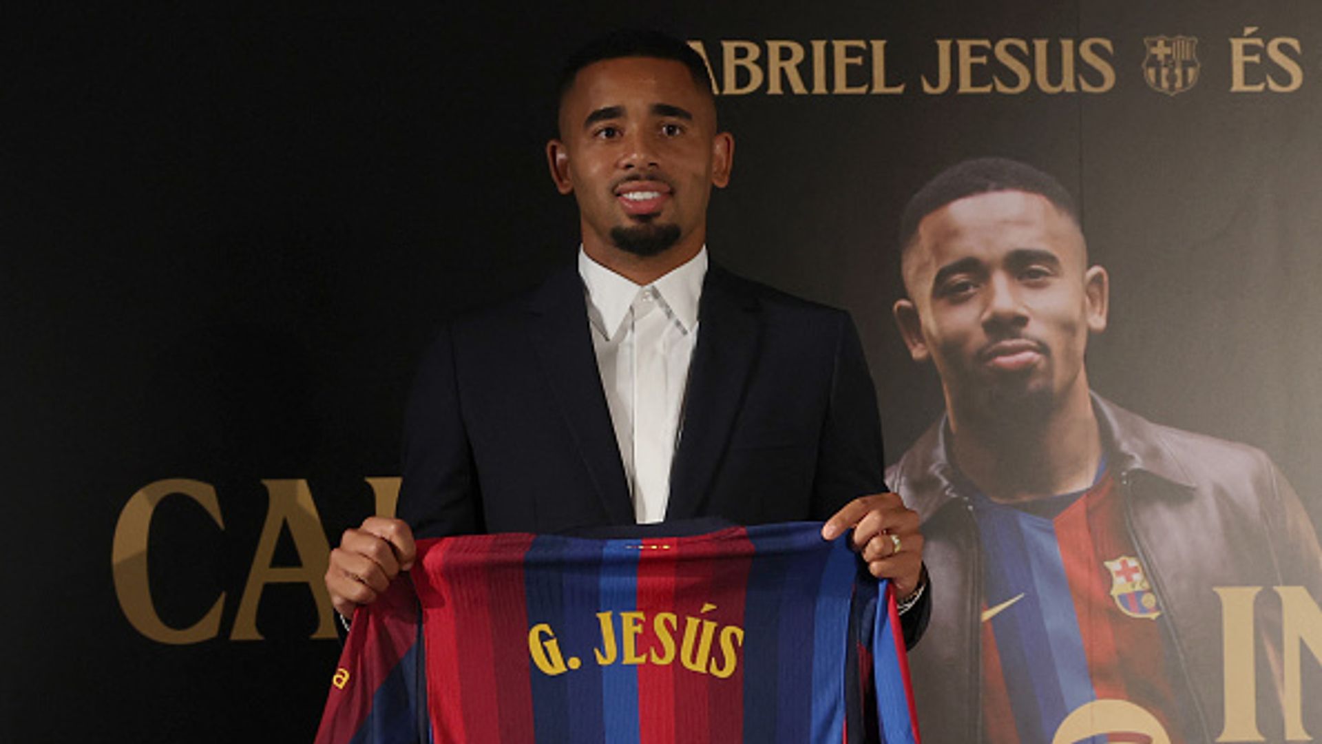 Jesus joins Barcelona from Arsenal