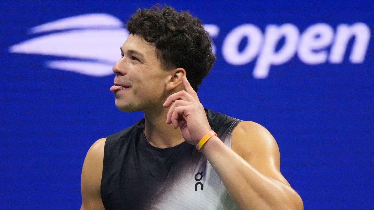 Ben Shelton's shot at history comes Sunday in the US Open final