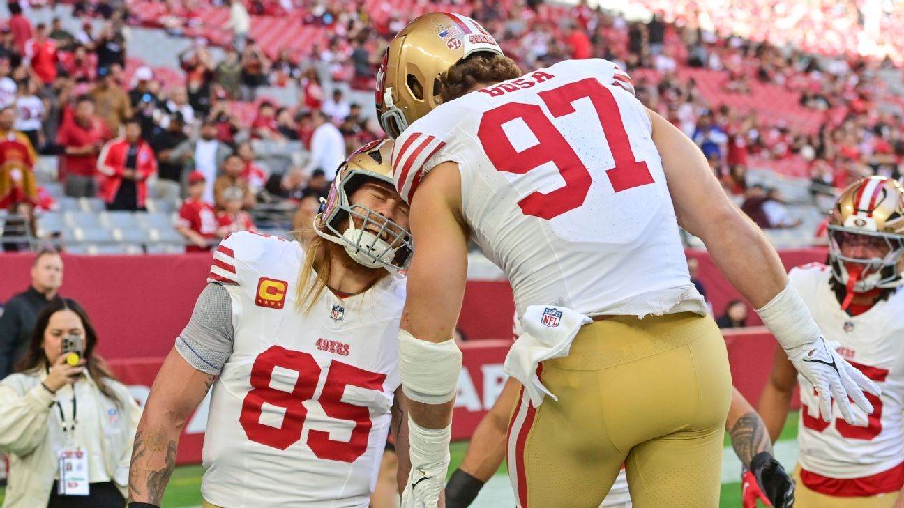 Bosa to face Rams; Kittle trending that way too