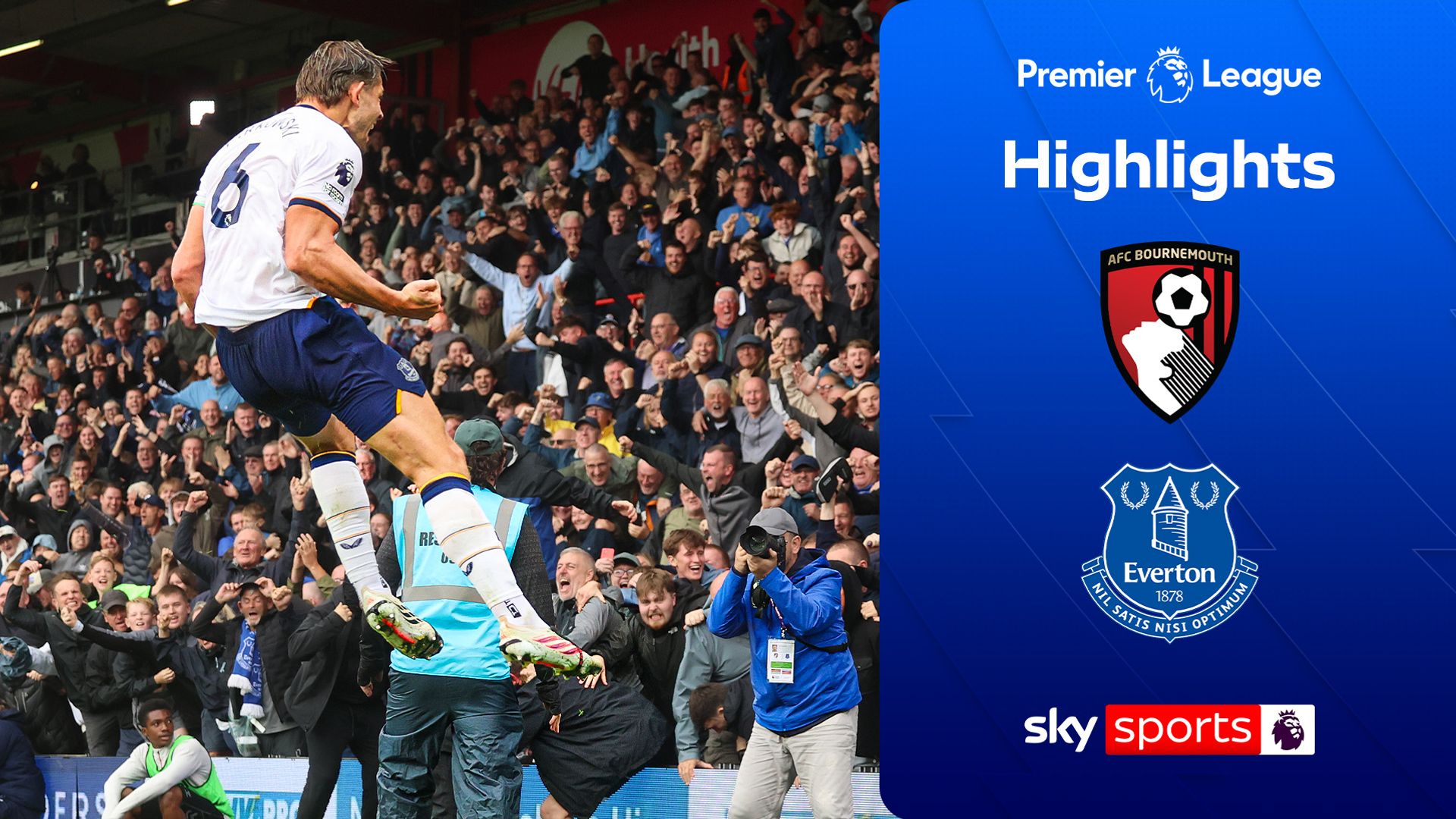 ⁠Tarkowski delivers late blow for Bournemouth to rescue point for Everton