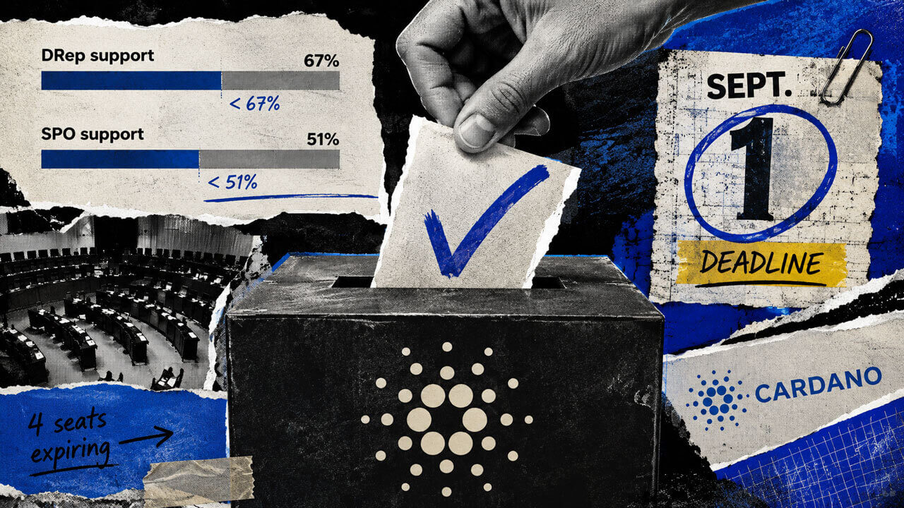 Cardano has days to close two huge voting gaps before governance hits a 3-seat bottleneck