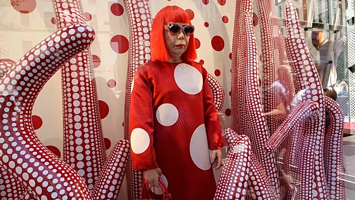 Polka dots, infinity rooms and phallic sculptures: Yayoi Kusama’s art in pictures