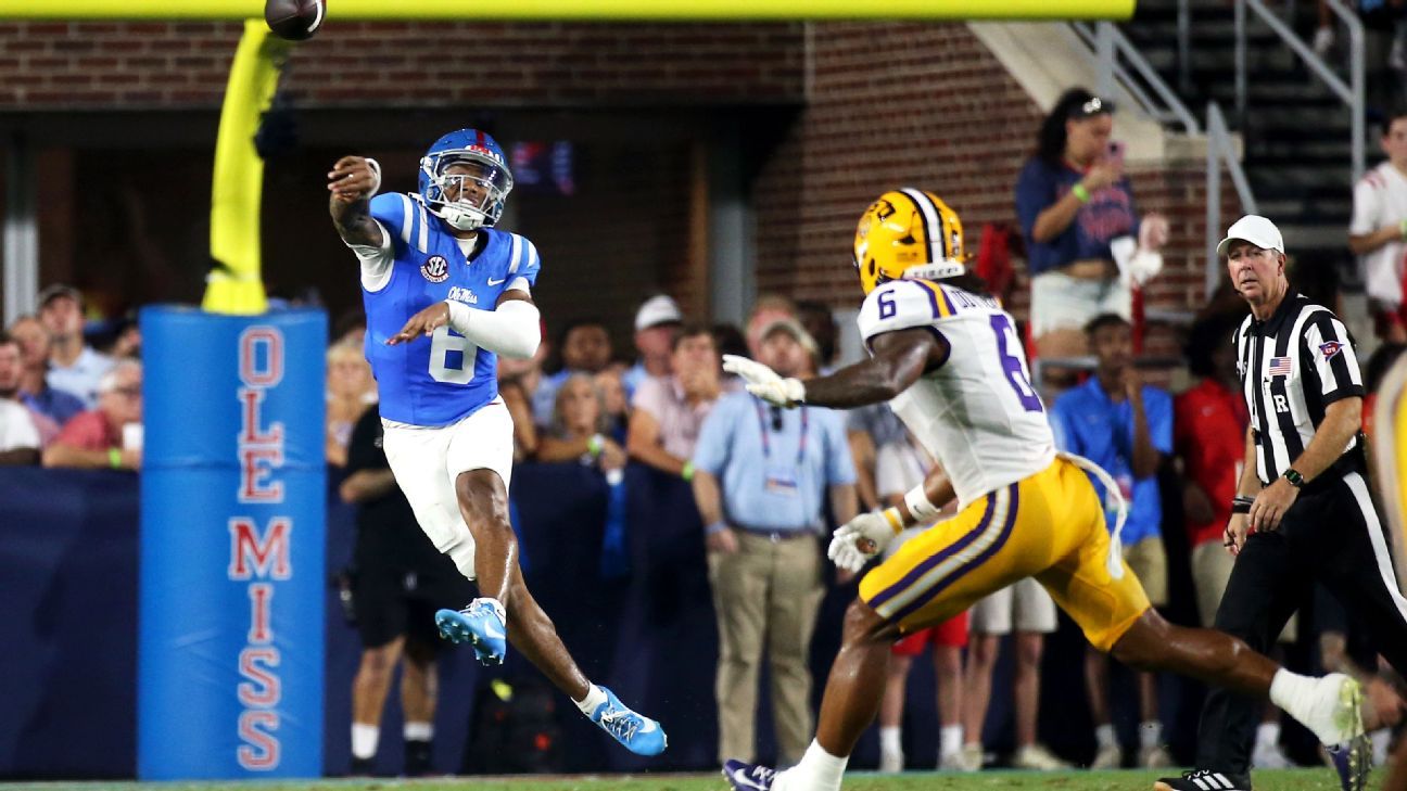 Ole Miss, Chambliss spoil Kiffin's return to Oxford, upset LSU