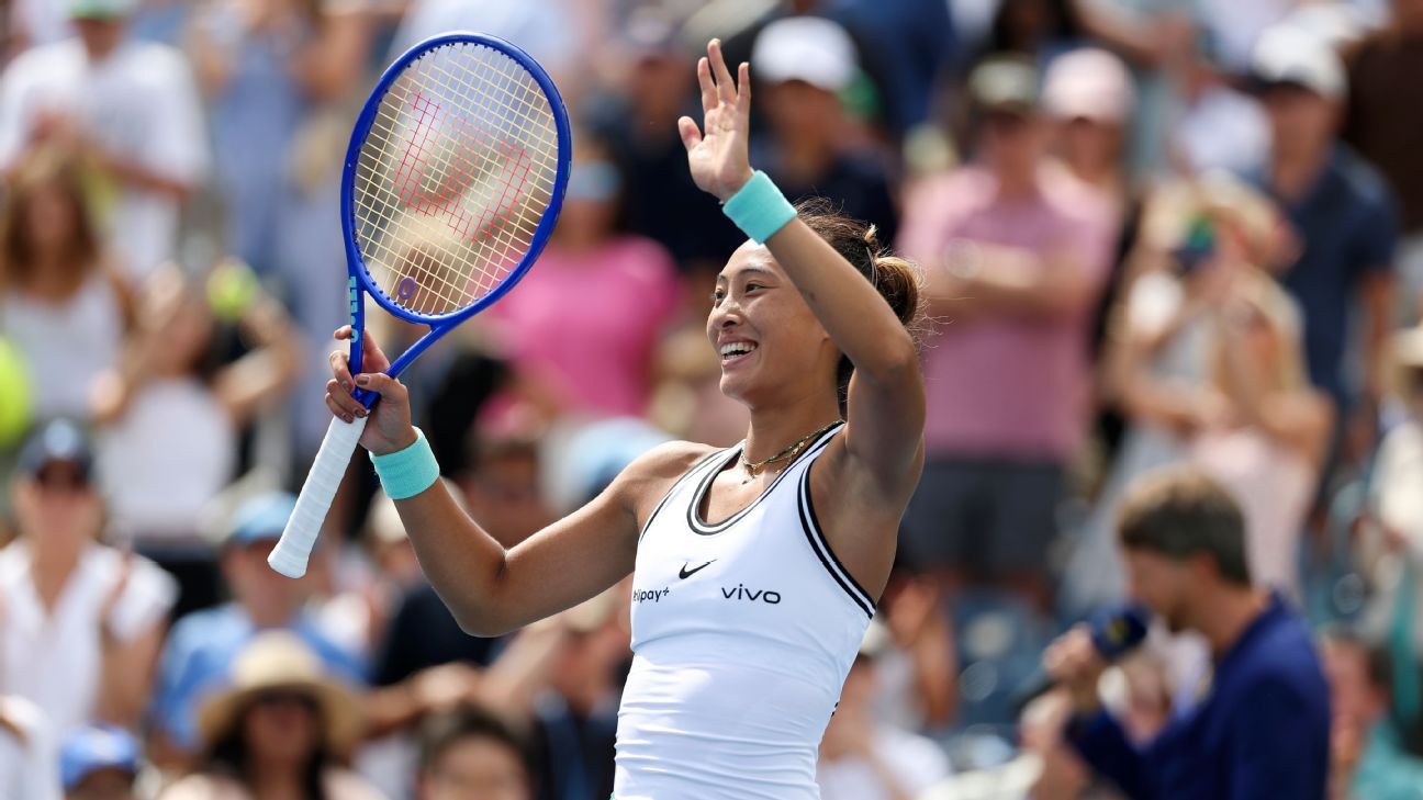 Zheng, Potapova spring pair of US Open upsets
