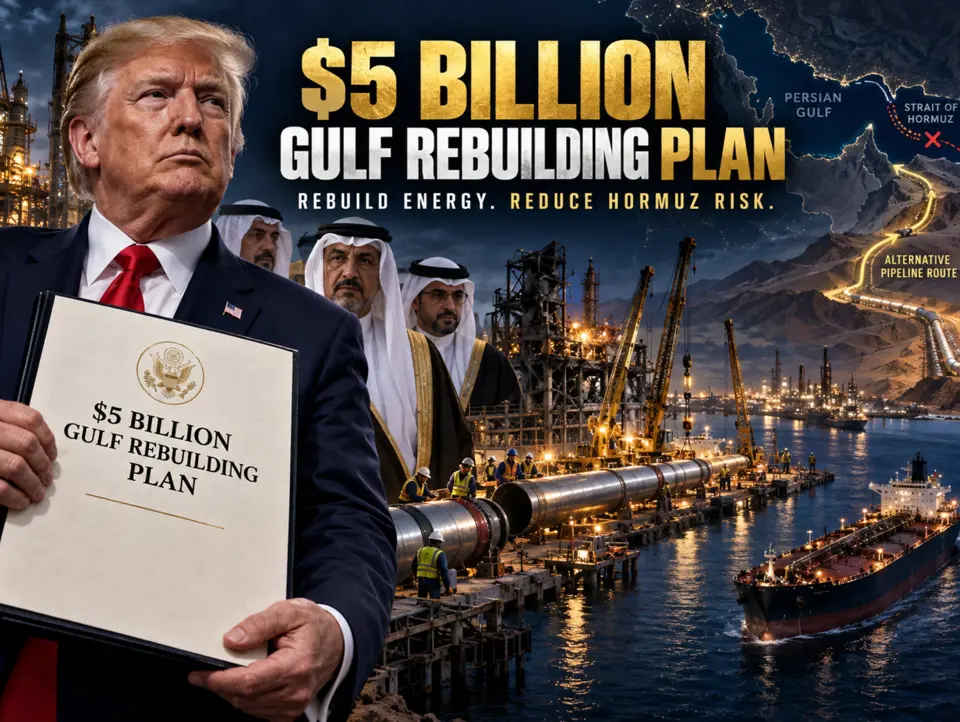 Trump proposes USD 5 billion fund to help rebuild Gulf energy sites — WSJ