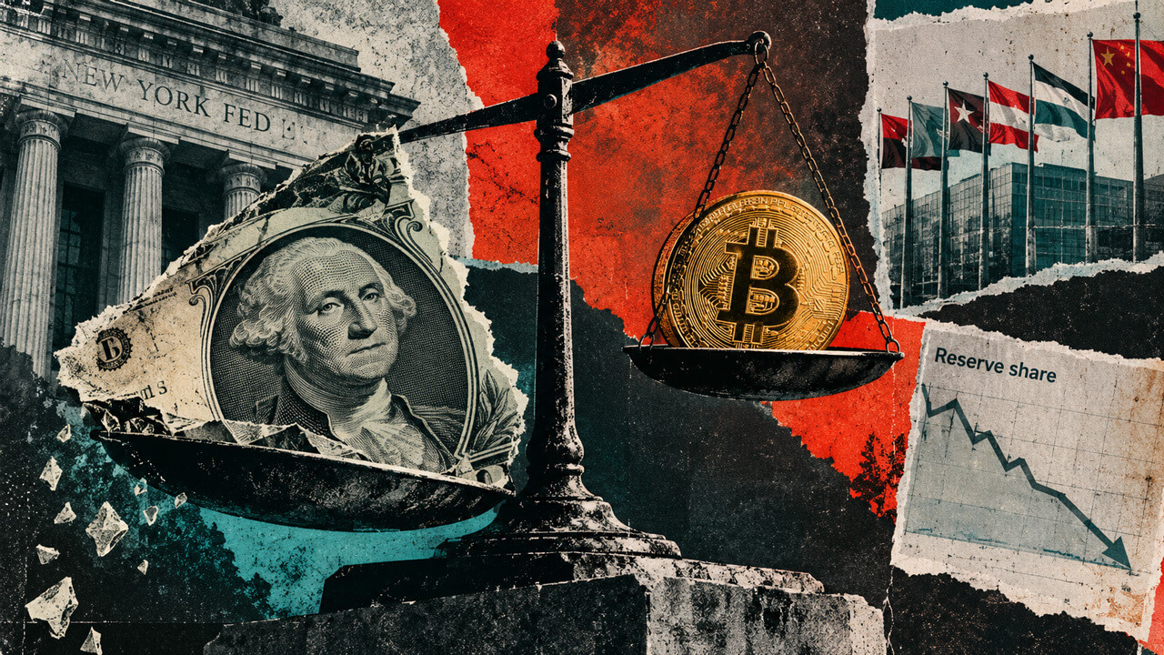 Why Bitcoin bulls shouldn’t mistake a shrinking dollar reserve share for central bank buying