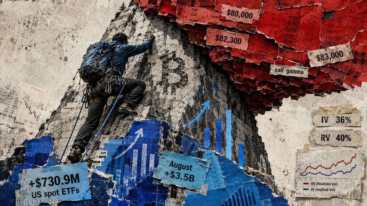 Bitcoin’s rally over $81,000 is finding real buyers, but options traders still aren’t pricing a clean breakout