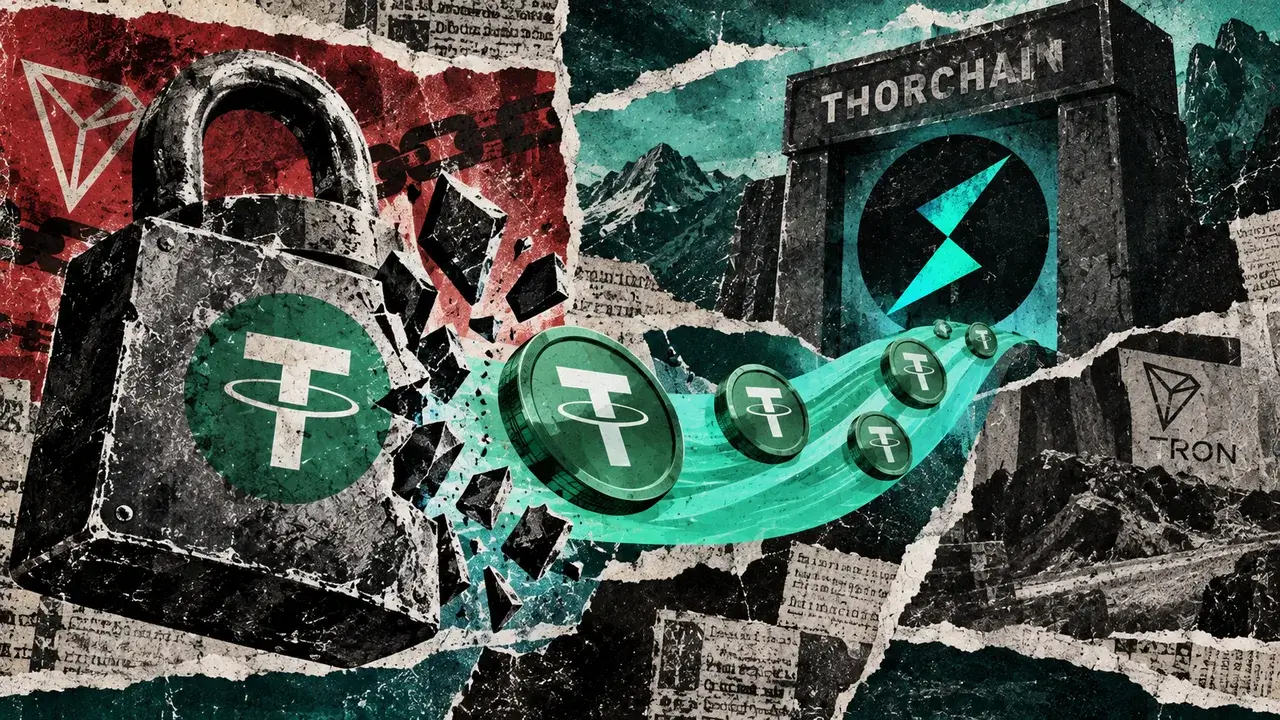 Tether freezes $1.4M in TRON vaults and THORChain stalls
