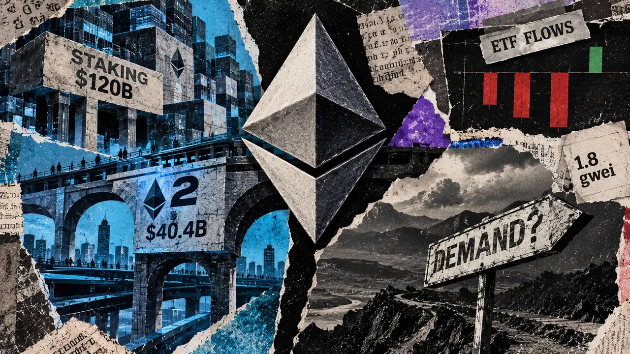 L2 growth and $120 billion in staking hide Ethereum’s supply reality