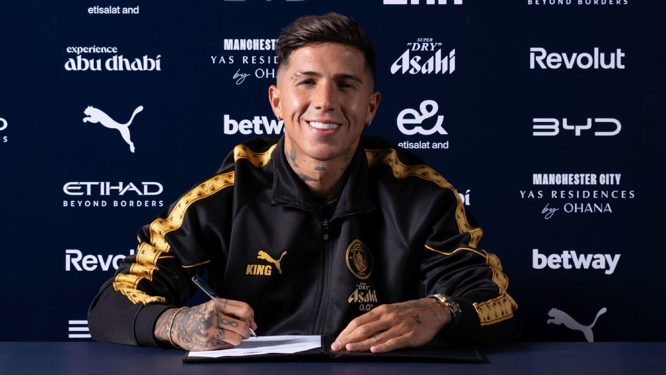 Men's transfer grades: Man City get a C for Enzo Fernández