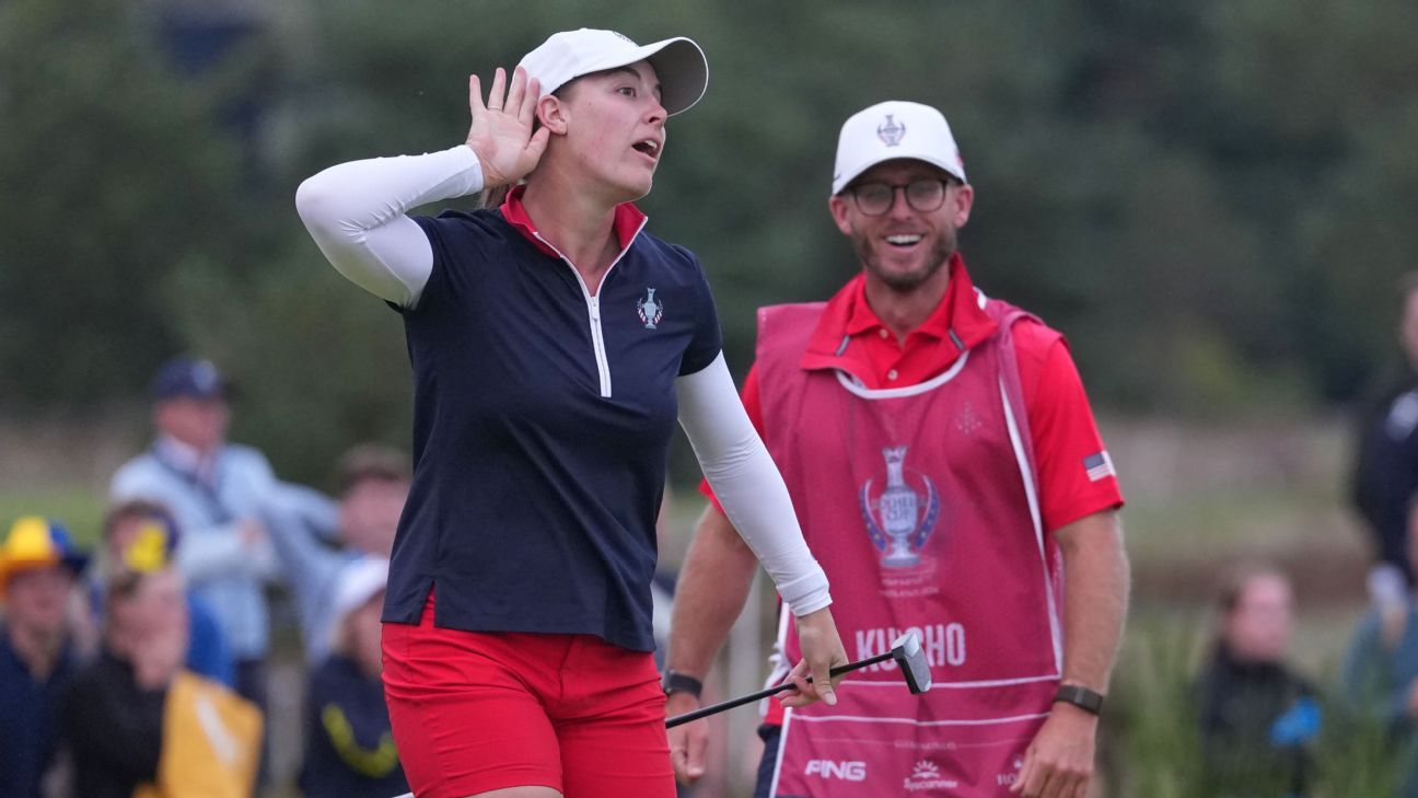 Kupcho putts help U. S. even Solheim Cup entering final day
