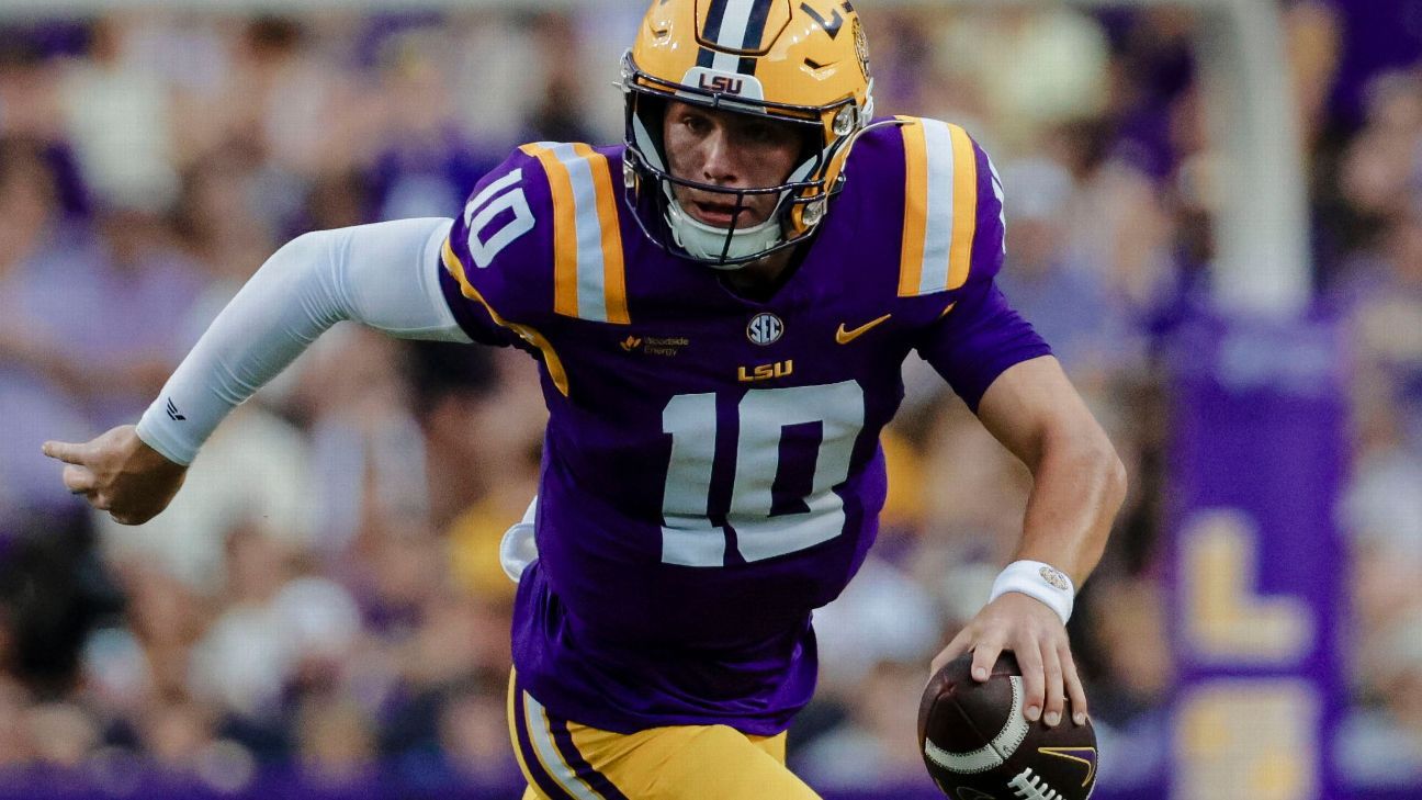 LSU's Leavitt off availability report, should play vs. Rebels