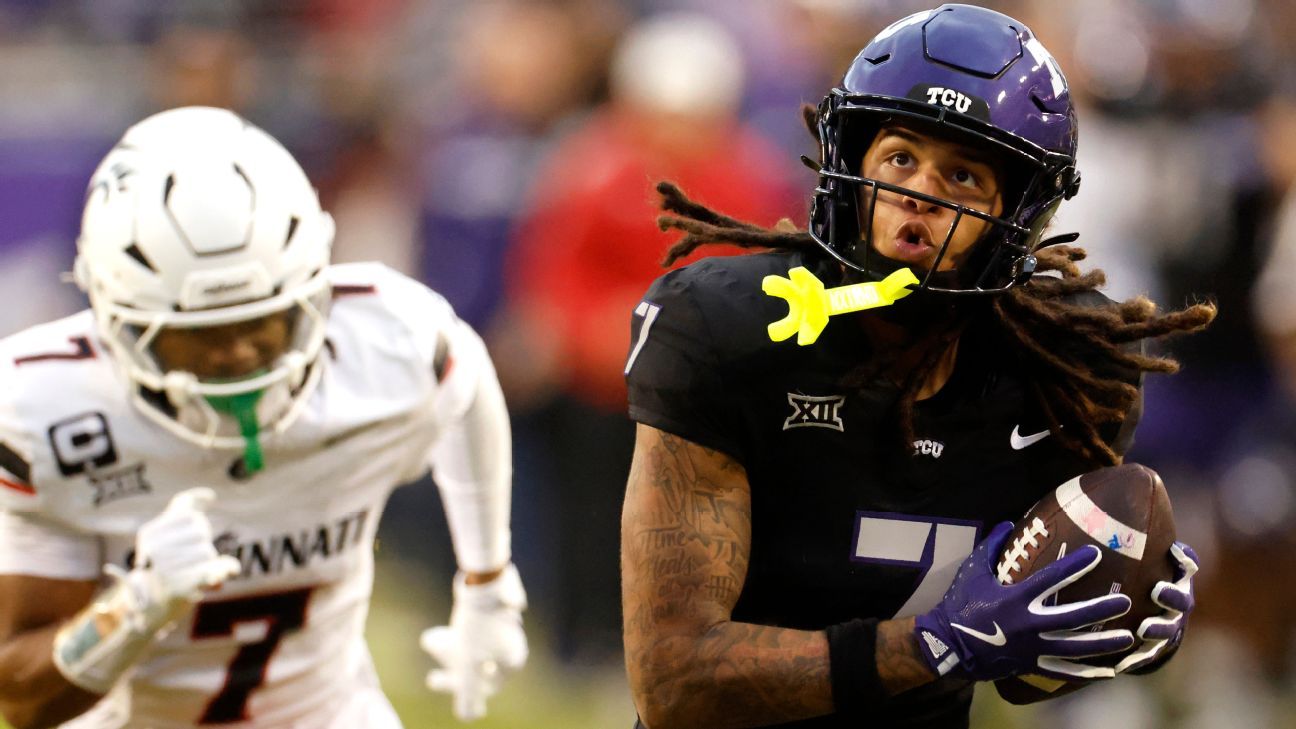 Sources: TCU's top WR Dwyer out vs. Tar Heels