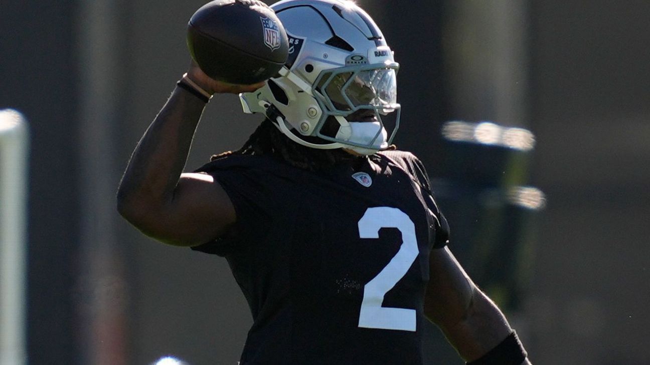 Sources: Raiders' Jeanty likely has ankle sprain