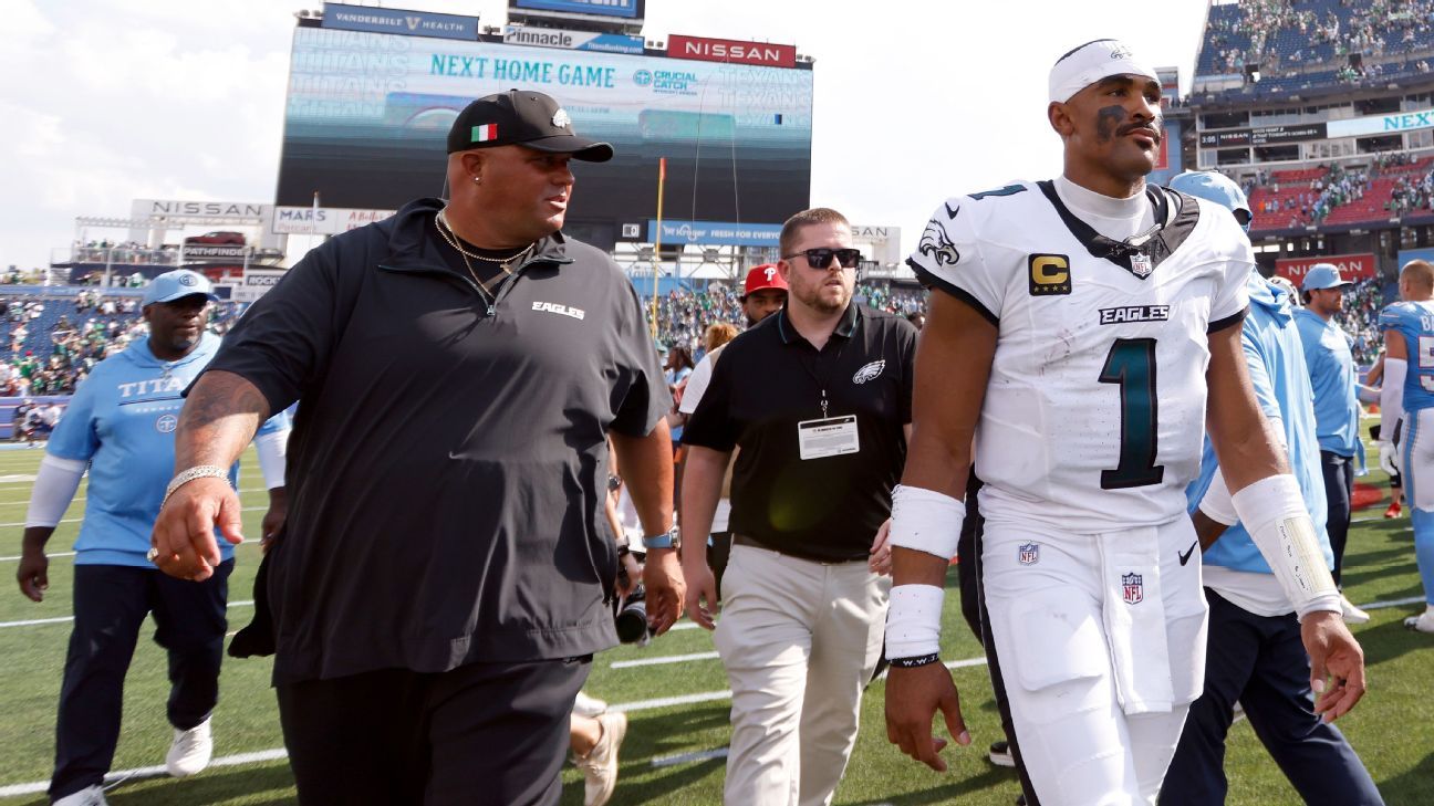 Hurts taunts Titans after Eagles win: Finished what you started