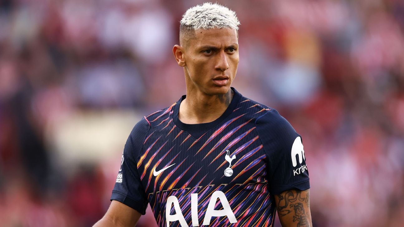 Spurs' De Zerbi: Richarlison, Danso, Sarr want out