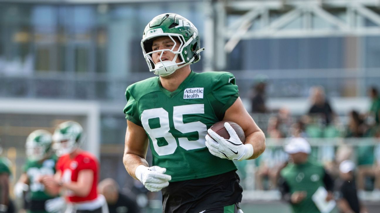 Jets' No. 1 TE Taylor (thumb) out vs. Lions