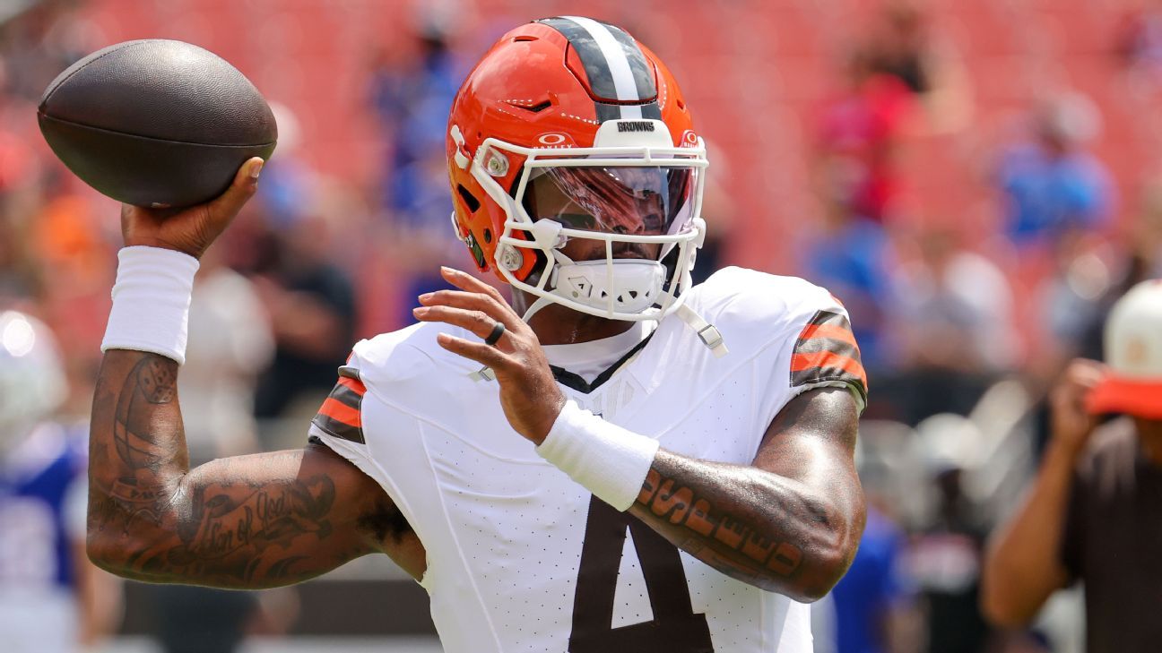 Sources: Browns tab Watson, not Sanders, as starting QB