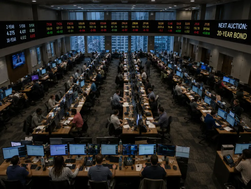 US treasury sells $44 billion of 7 year notes at a high yield of 5.085%