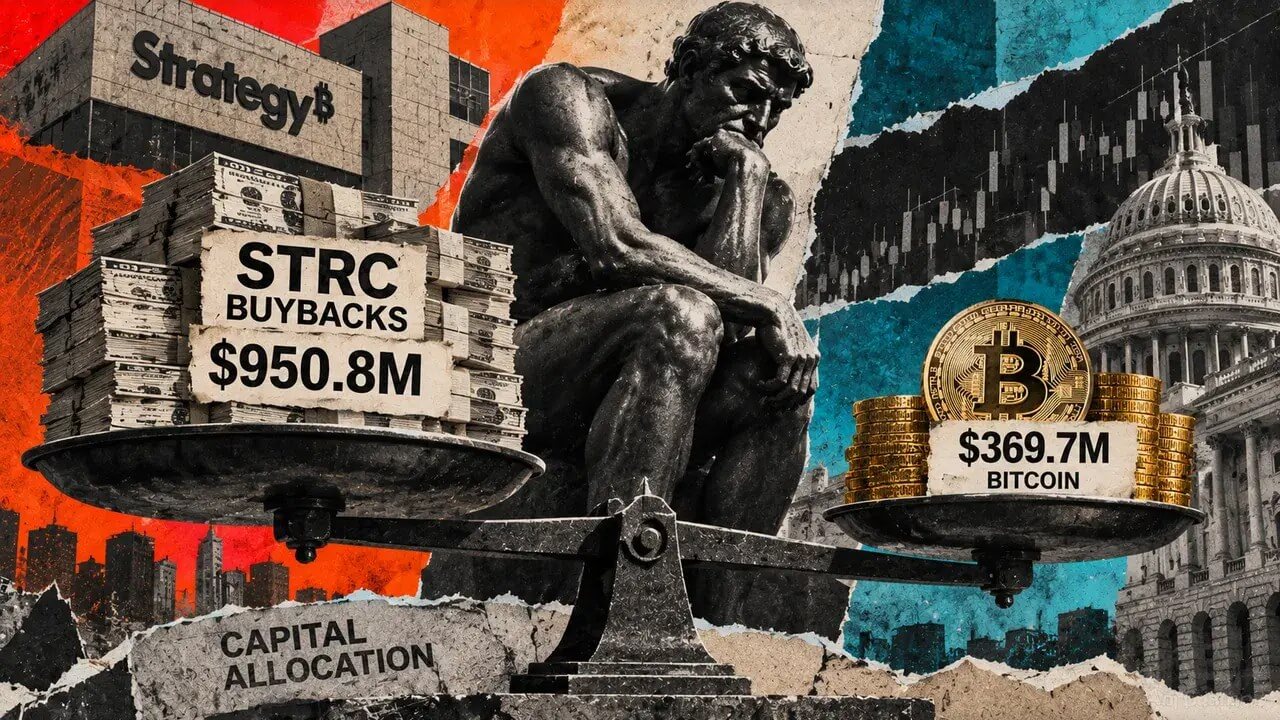 Strategy prioritizes $950 million STRC buyback over expanding its Bitcoin treasury