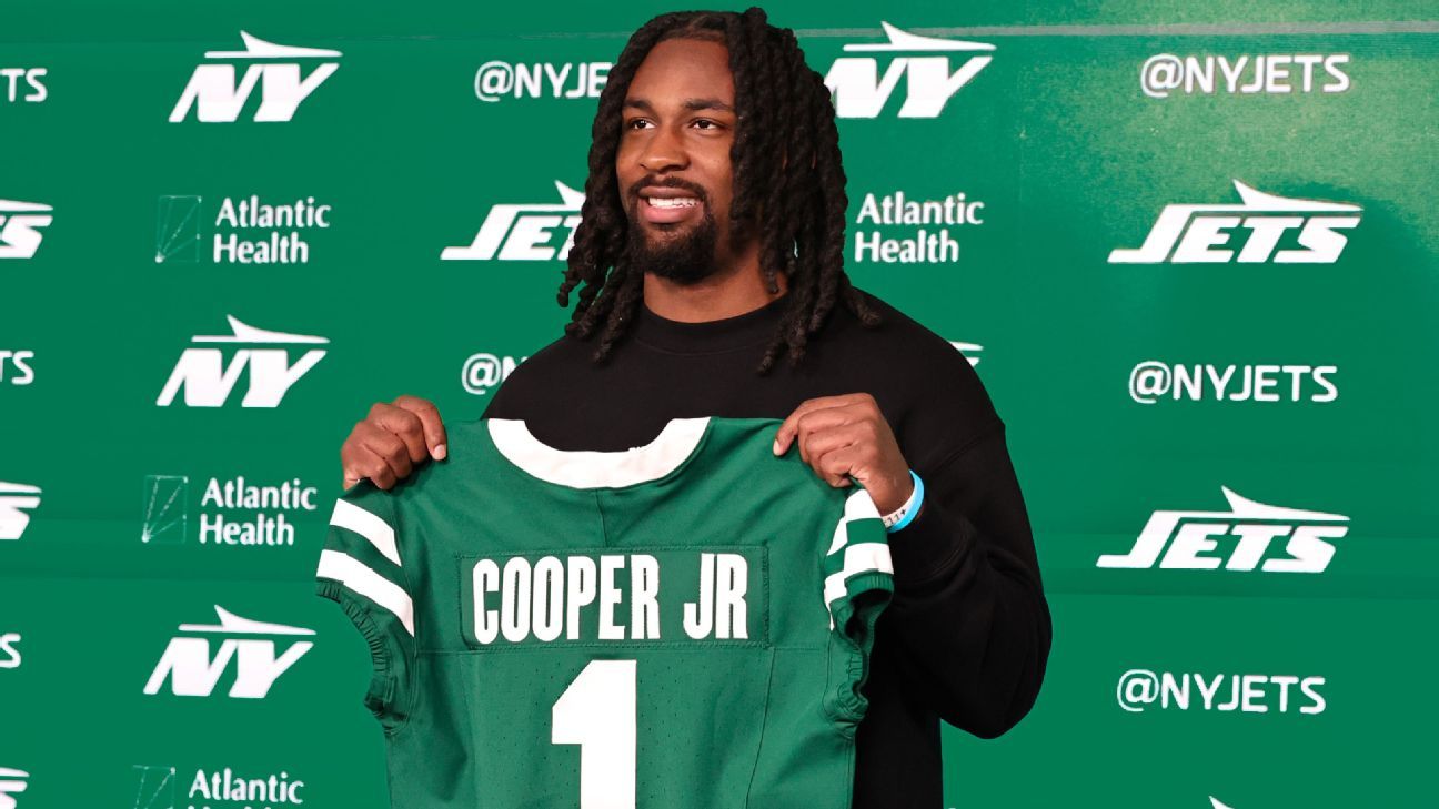 Source: Jets rookie WR Cooper Jr. placed on IR with sprained ankle