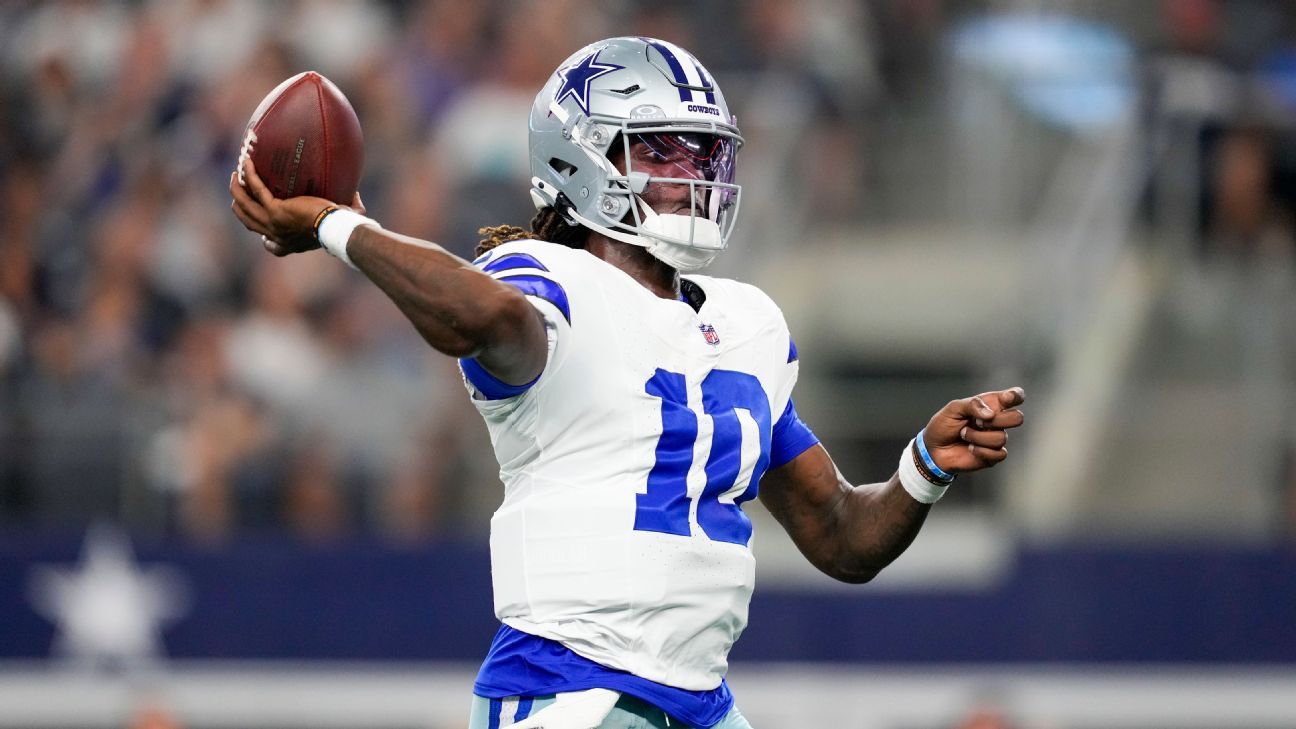 Cowboys cut Milton, name Howell backup QB
