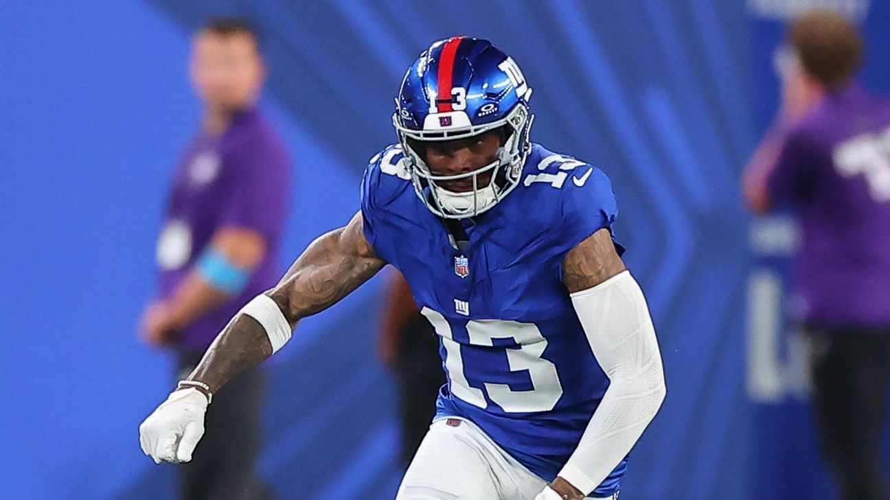 Giants release OBJ amid veteran receiver's struggles