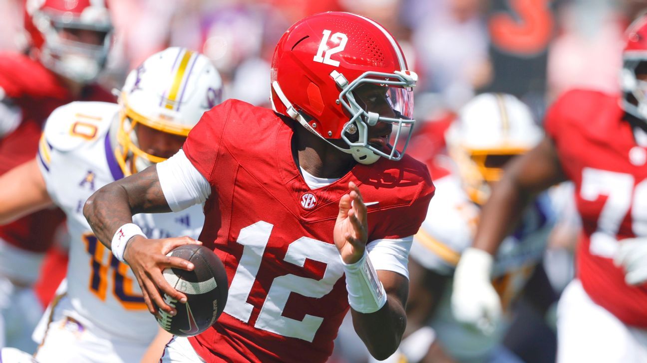 'Sky's the limit' for Bama's Russell after debut win