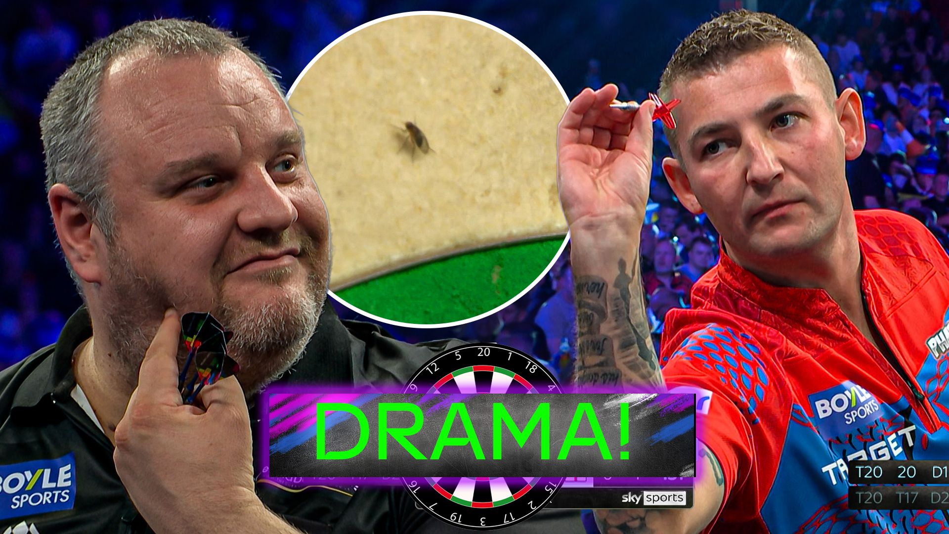 Aspinall's 112 checkout interrupted... by a fly!