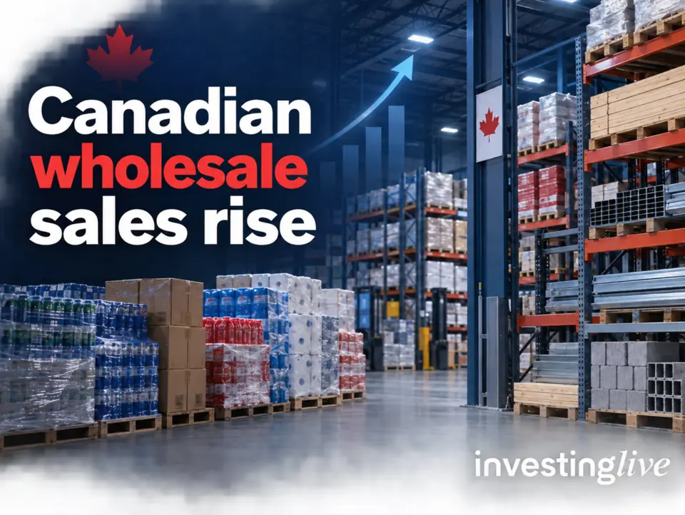 Canada wholesale trade for the month of July 0.3% versus -0.5% estimate