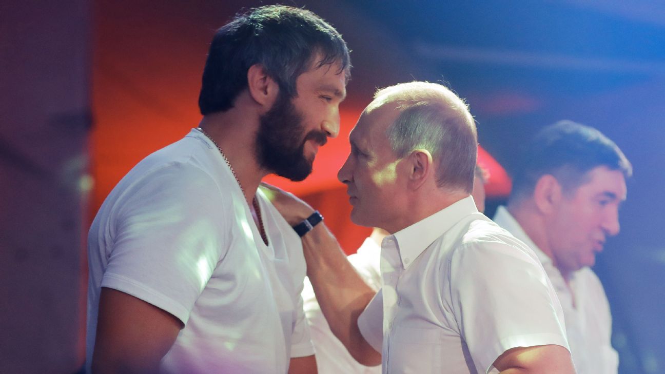Ovechkin on Putin video appearance: I support Russia, 'not pro-war'