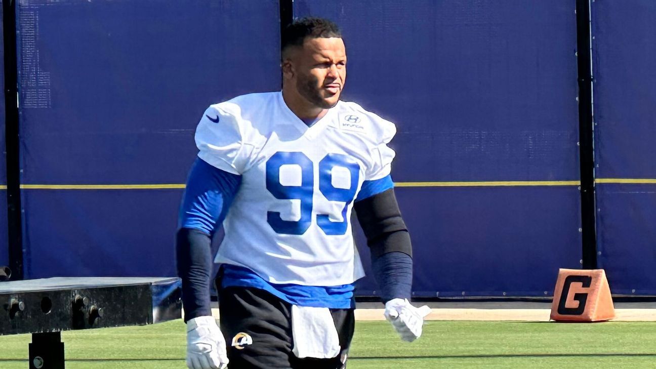 Rams star Donald won't travel to Australia, out against 49ers