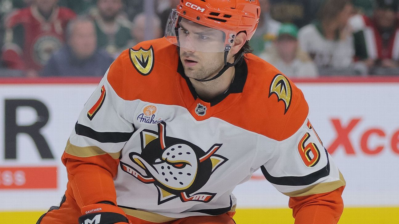 Ducks sign Gauthier for 6 years; deal worth $13.5M AAV, source says